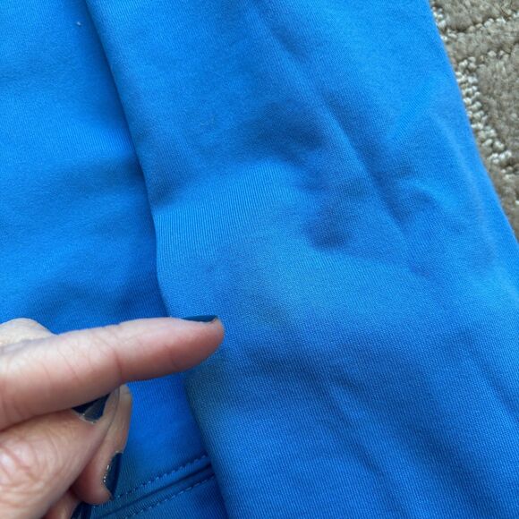 Nike Pro Hyperwarm Hoodie Sz Small Blue Hybrid Training Pullover Cold Weather - Picture 6 of 8